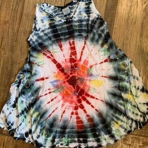 Playa Azul tie dye girls beach coverup/dress. Size 8/10